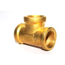 Brass Tee Connection Female Thread.